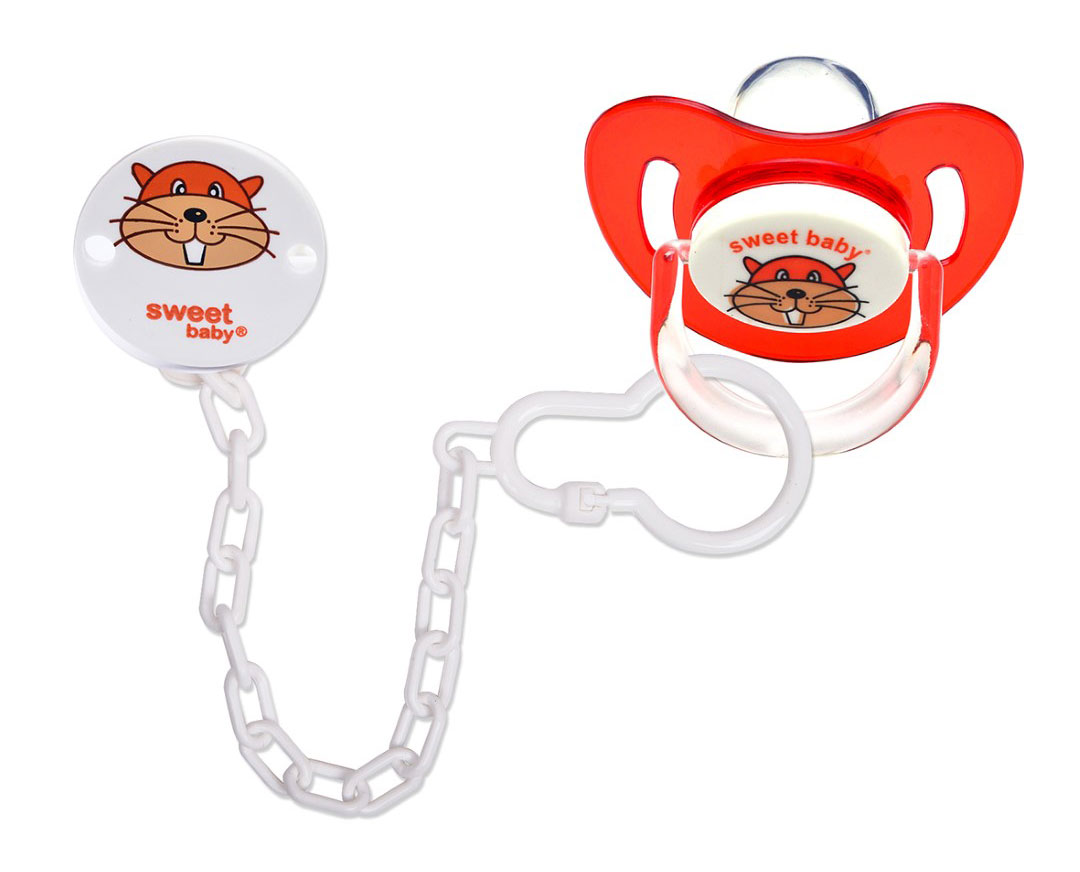 Sweet Baby - Orthodontical Pacifier with Holder Model 751